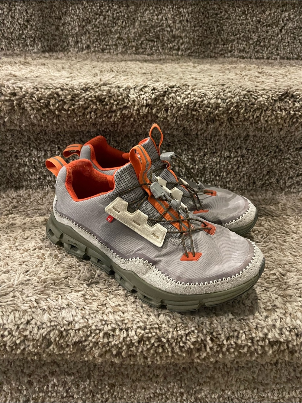 On cloud shoes